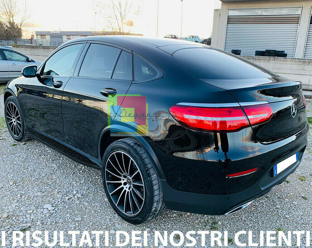 💪PEDANE LATERALI SOTTOPORTA PER MERCEDES GLC X253 C253 COUPE C253 2015-2019💪