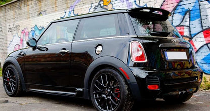 MINI COOPER R56 2005-2014 SPOILER POSTERIORE SUL TETTO SPORTIVO NERO LUCIDO 0154
