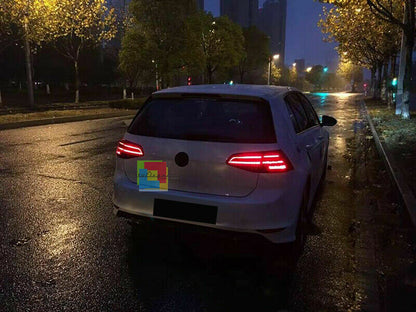 VW GOLF 7 7.5 VII 2012-2019 BLACK DYNAMIC LED REAR LIGHTS