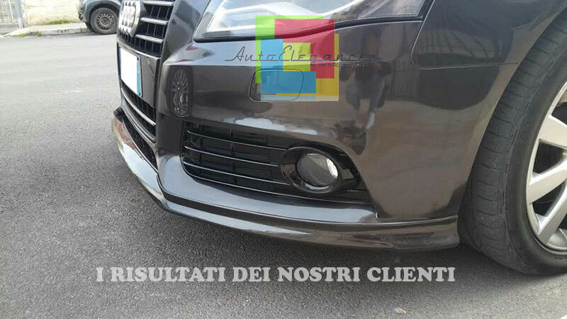 SOTTO PARAURTI AUDI A4 8K B8 AVANT BERLINA 2007-2012 SPOILER ANTERIORE RS4 - ABS