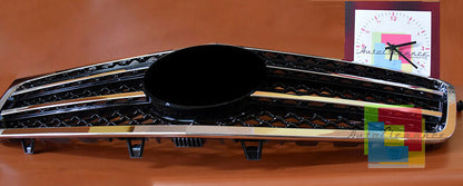 FRONT GRILLE MERCEDES E-CLASS W212 09-13 AMG LOOK HONEYCOMB CHROME