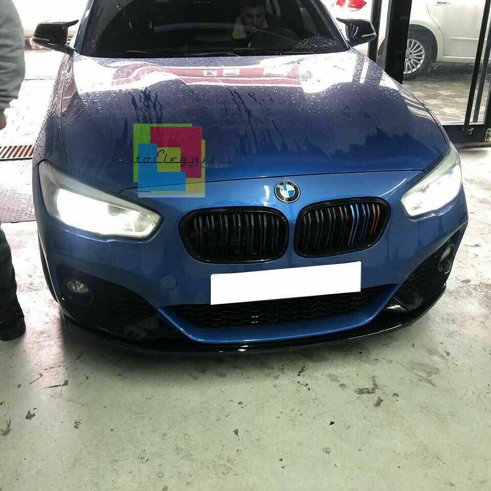 SOTTO PARAURTI ANTERIORE BMW SERIE 1 F20 F21 2015-2018 SPLITTER NERO LUCIDO 0083