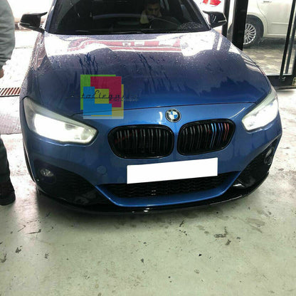 SOTTO PARAURTI ANTERIORE BMW SERIE 1 F20 F21 2015-2018 SPLITTER NERO LUCIDO 0083