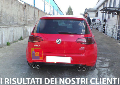 DIFFUSORE SOTTO PARAURTI POSTERIORE VW GOLF 7 2012-2016 IN ABS TUNING