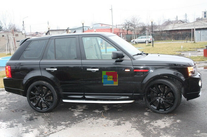 LAND ROVER RANGE ROVER SPORT 05-08 GRIGLIA ANTERIORE + LATERALI NERO / ROSSO