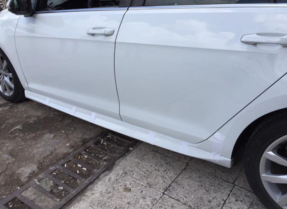 SIDE SKIRTS UNDER DOOR VW POLO MK6 AW1 DESIGN RLINE IN ABS 0035