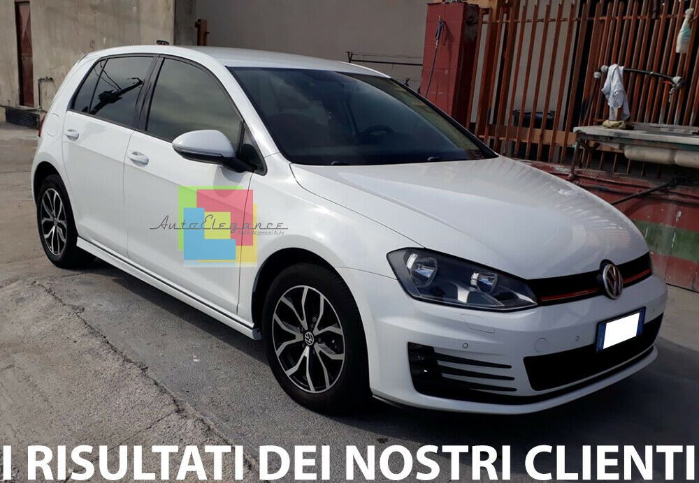 VW GOLF 7 VII 2012-2019 SIDE SKIRTS UNDER DOOR ABS LOOK R RLINE