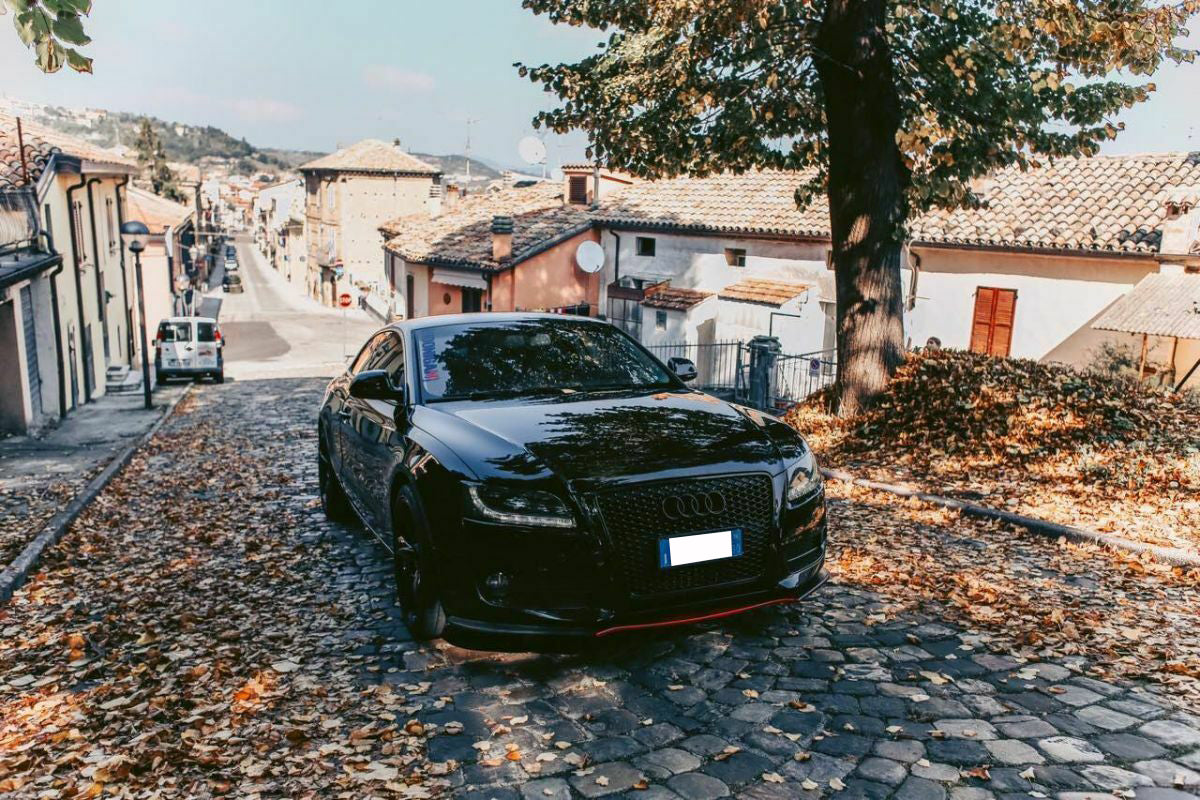 AUDI A5 COUPE SPORTBACK 2007-2011 SPLITTER SPOILER SOTTO PARAURTI ANTERIORE RS5 AUTOELEGANCERICAMBI