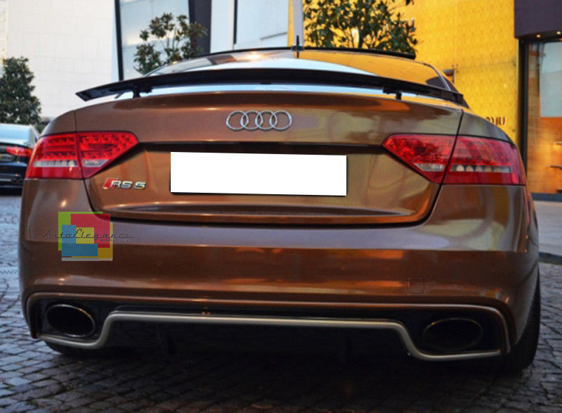 AUDI A5 COUPE 2007-2011 SPOILER DIFFUSORE RS5 POSTERIORE SOLO PER PARAURTI SLINE AUTOELEGANCERICAMBI