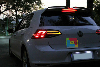 VW GOLF 7 7.5 VII 2012-2019 BLACK DYNAMIC LED REAR LIGHTS