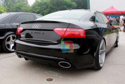 AUDI A5 COUPE 2007-2011 SPOILER DIFFUSORE RS5 POSTERIORE PER PARAURTI SLINE -1 AUTOELEGANCERICAMBI