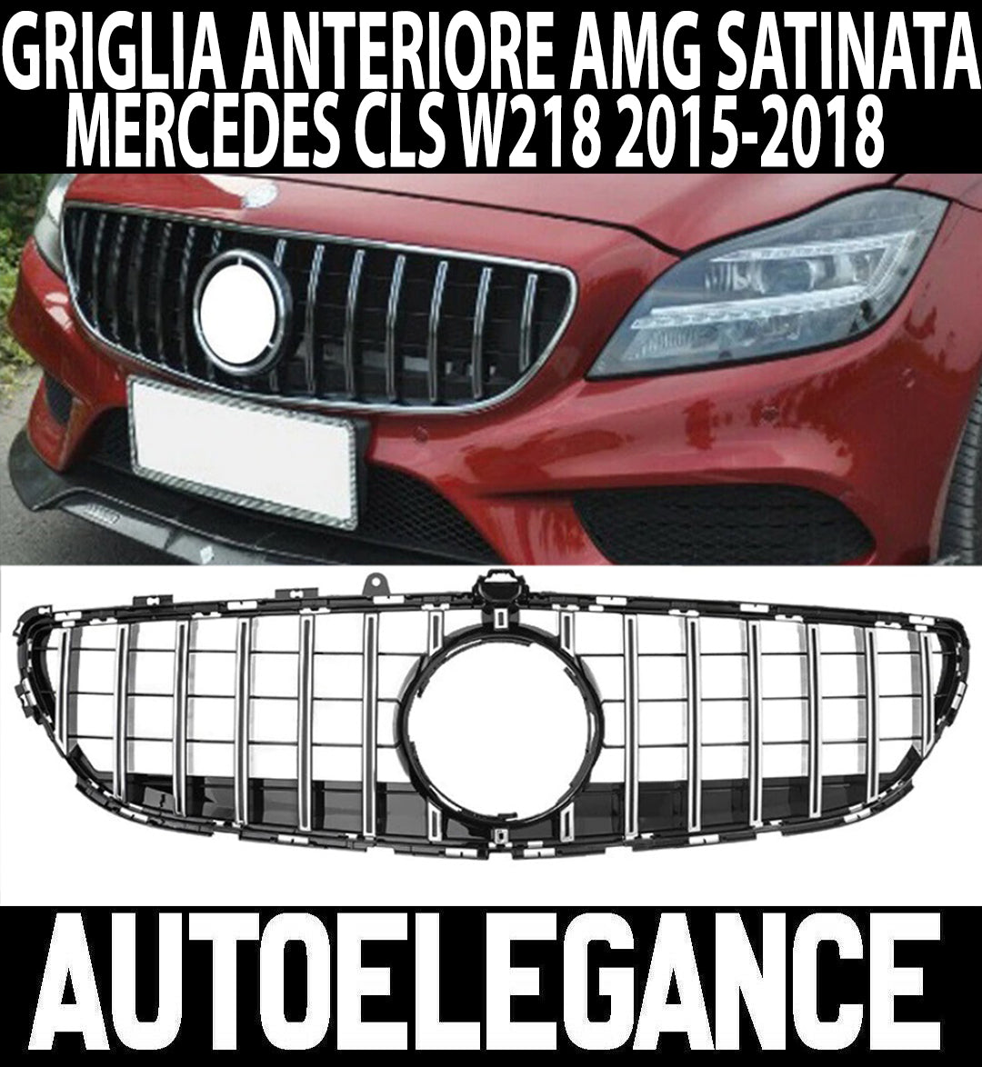 FRONT GRILLE MERCEDES CLS W218 2015-2018 SATIN PROFILES MASK