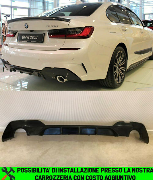 BMW 3 SERIES G20 G21 2018+ REAR DIFFUSER UNDER BUMPER M PERFROMANCE