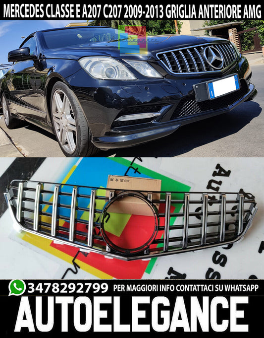 FRONT GRILLE MERCEDES E-CLASS W207 2009-2013 AMG PANAMERICANA MASK