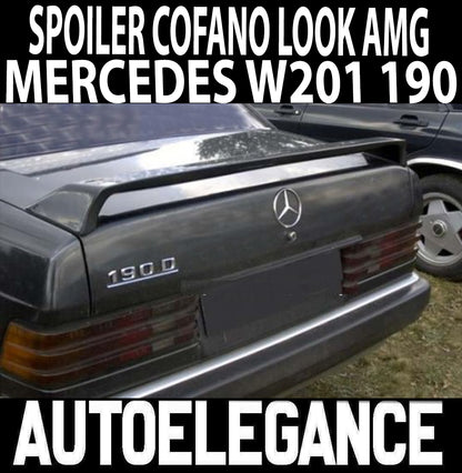 REAR LOOK SPOILER ON THE HOOD MERCEDES W201 190 AMG LOOK