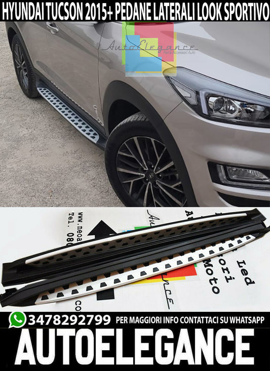 SIDE STEPS UNDER DOOR HYUNDAI TUCSON TLE 2015 ONWARDS TOP QUALITY