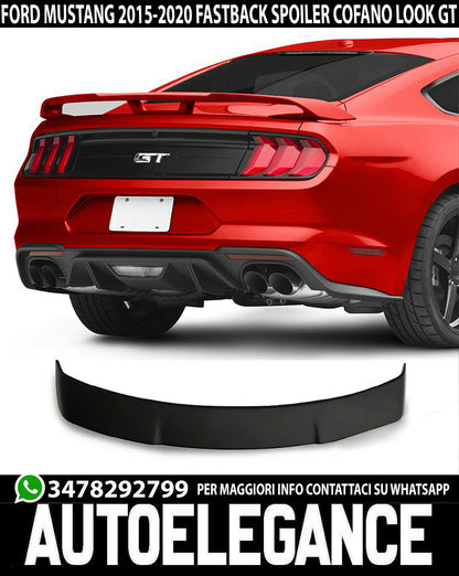 REAR HOOD SPOILER FORD MUSTANG 2015-2020 FASTBACK LOOK GT