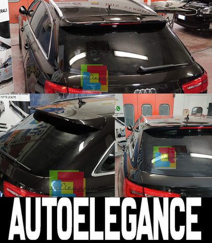 AUDI A6 C7 4G AVANT 2011+ SPOILER POSTERIORE ALETTONE TETTO ALETTONE LOOK RS6 - AUTOELEGANCERICAMBI