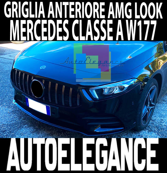 GRIGLIA ANTERIORE MERCEDES CLASSE A W177 2018 IN POI MASCHERINA AMG PANAMERICANA