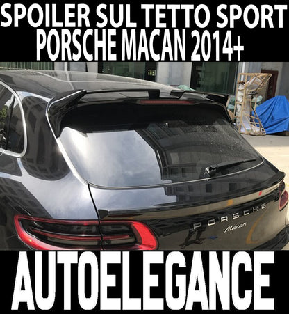 PORSCHE MACAN 2014+ SPOILER POSTERIORE SUL TETTO LOOK SPORTIVO