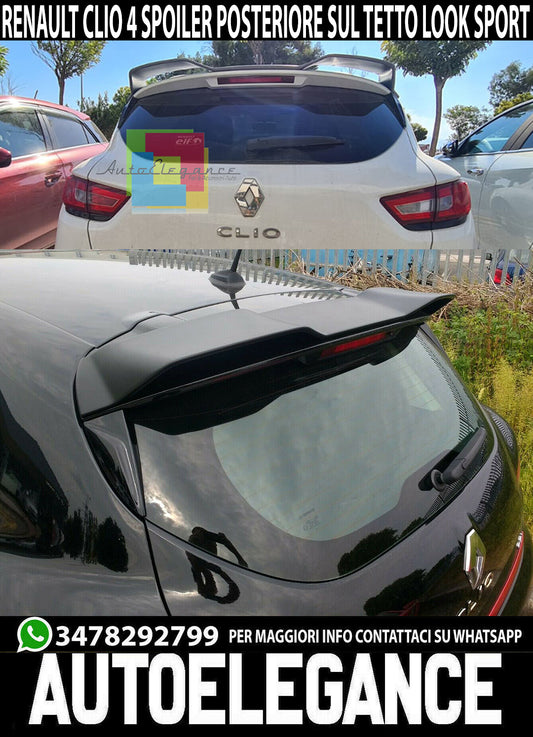 RENAULT CLIO 4 IV STANDARD 2012-2018 SPOILER TETTO LOOK SPORTIVO