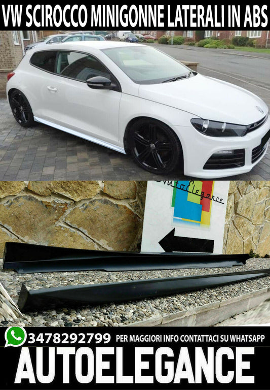 SIDE SKIRTS VW SCIROCCO 08-17 UNDER DOOR SPOILER ABS R