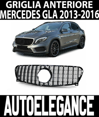 MASCHERINA MERCEDES GLA X156 2013-2016 GRIGLIA ANTERIORE AMG NERA NIDO D'APE