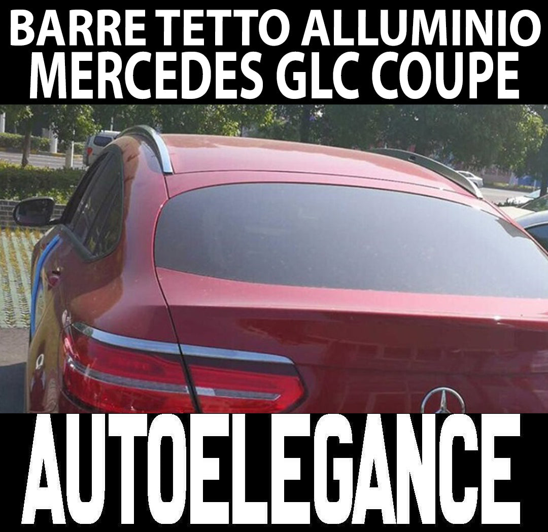 MERCEDES GLC COUPE C253 2015-2019 ROOF BARS ALUMINUM RAILS