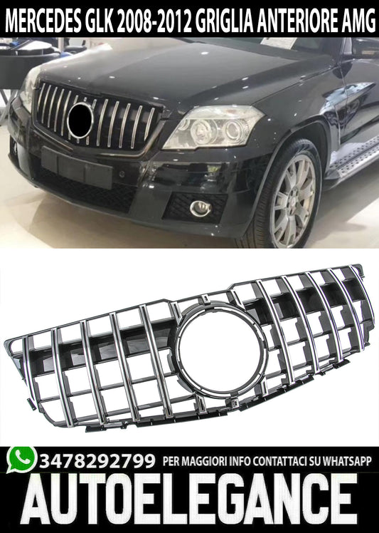 MERCEDES GLK 2008-2012 FRONT GRILLE AMG PANAMERICANA CHROME MASK