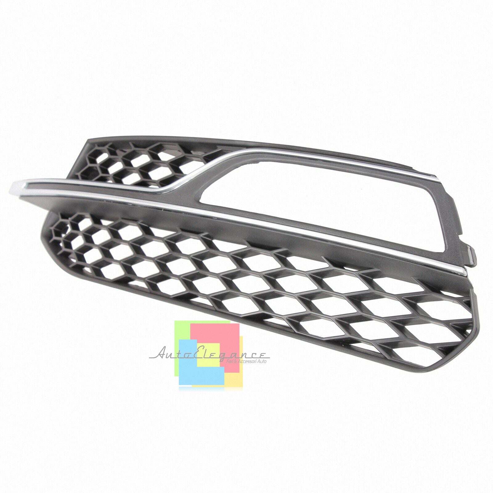 AUDI A3 8V 2012-2016 GRIGLIE FENDINEBBIA SLINE S3 TRAFORATE TOP QUALITA' ABS AUTOELEGANCERICAMBI