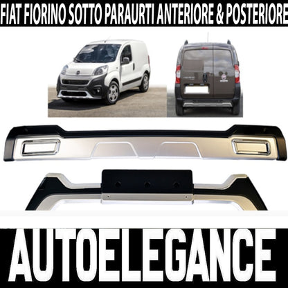 SOTTO PARAURTI FIAT FIORINO SPOILER ANTERIORE & POSTERIORE ABS