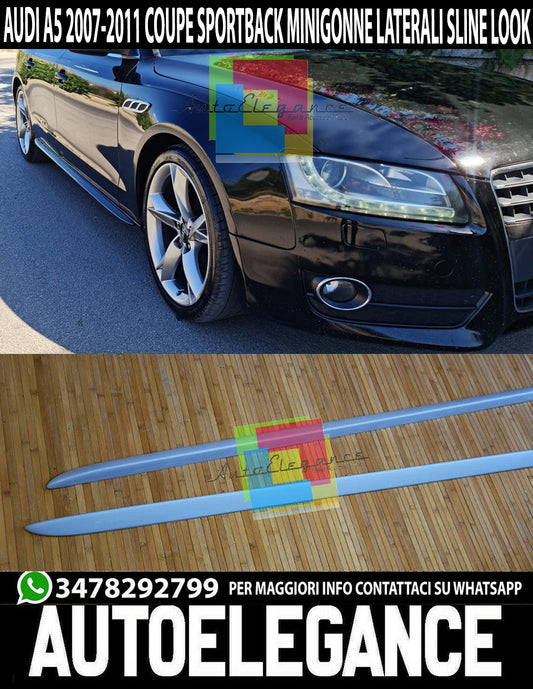 SIDE SKIRTS AUDI A5 S5 SPORTBACK 08-14 S-LINE LOOK SIDE SILLS 