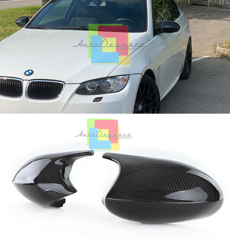 BMW SERIE 3 E92 E92 06-10 SPECCHI CALOTTE SPECCHIETTI CARBONIO LOOK M3 AUTOELEGANCERICAMBI