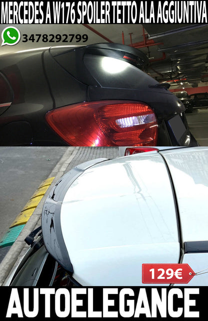 MERCEDES CLASSE A W176 2012-2018 SPOILER TETTO POSTERIORE AGGIUNTIVO AMG LOOK