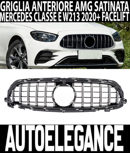 GRIGLIA ANTERIORE AMG PANAMERICANA MERCEDES CLASSE E W213 2020+ LIFT SATINATA