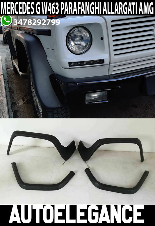 MERCEDES G-CLASS W463 WHEEL ARCH SPOILERS AMG LOOK G55 -1