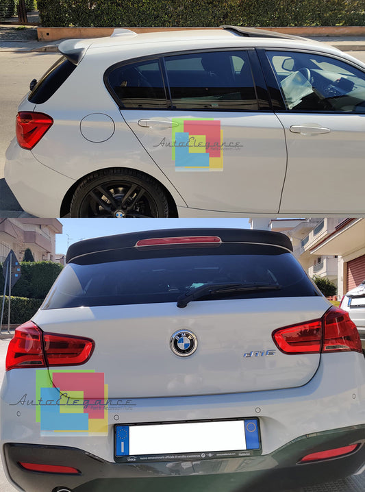 SPOILER POSTERIORE SUL TETTO BMW SERIE 1 F20 F21 2011+ LOOK M TECH IN ABS