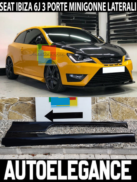 SEAT IBIZA 6J SC 2008-2016 3 DOORS SIDE SKIRTS UNDER DOOR
