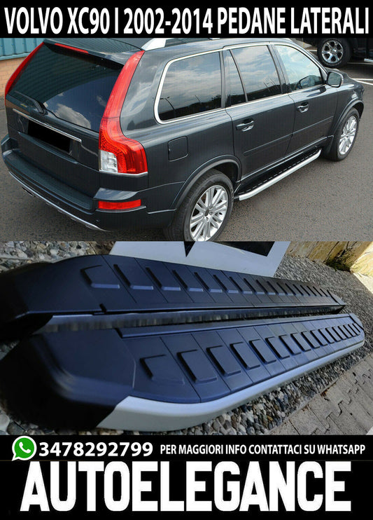 PEDANE LATERALI VOLVO XC90 2002-2014 SOTTO PORTA ANTISCIVOLO