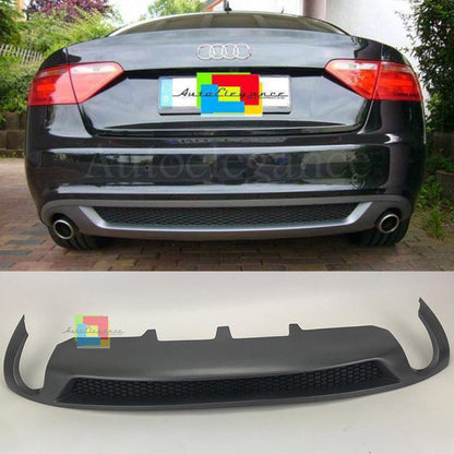 AUDI A5 8T COUPE 2007-2011 DIFFUSORE POSTERIORE SOTTO PARAURTI SLINE GRIGIO PLATINO AUTOELEGANCERICAMBI