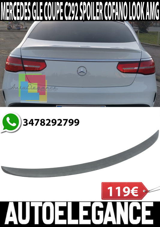 SPOILER POSTERIORE SUL COFANO LOOK AMG 63 - MERCEDES GLE C292 COUPE