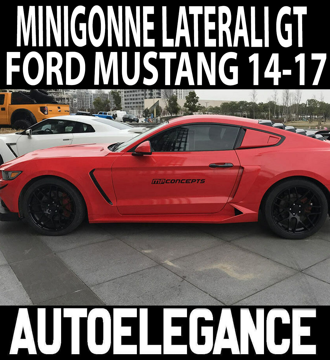 FORD MUSTANG 2015-2017 MINIGONNE LATERALI SPORTIVE GT350