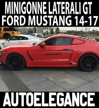 FORD MUSTANG 2015-2017 MINIGONNE LATERALI SPORTIVE GT350