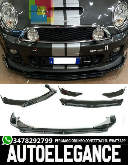 SPOILER UNDER FRONT BUMPER MINI R55 R56 R57 R58 R59 ABS SPLITTER BLADE