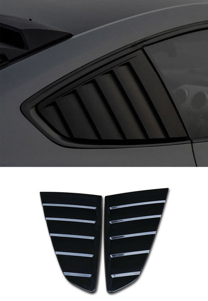 FORD MUSTANG 2015-2020 REAR WINDOW LOUVER PROTECTION GT350 LOOK