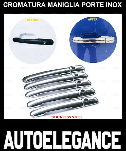 CROMATURA MANIGLIE 5 PORTE MERCEDES VITO W638 1996-2003 INOX ADESIVO 0032 AUTOELEGANCERICAMBI
