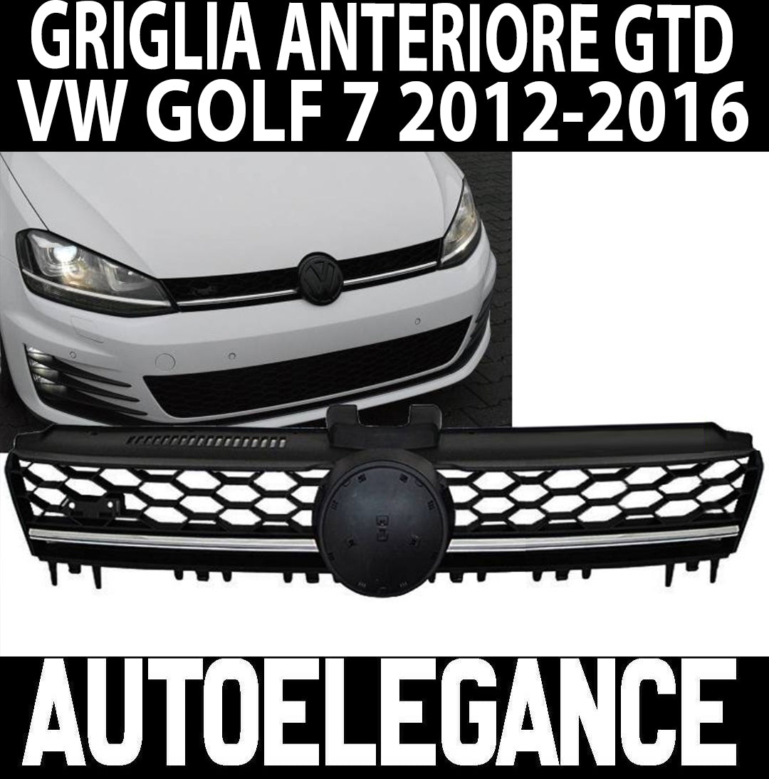 VW GOLF 7 2012-2016 GRIGLIA ANTERIORE DESIGN GTD