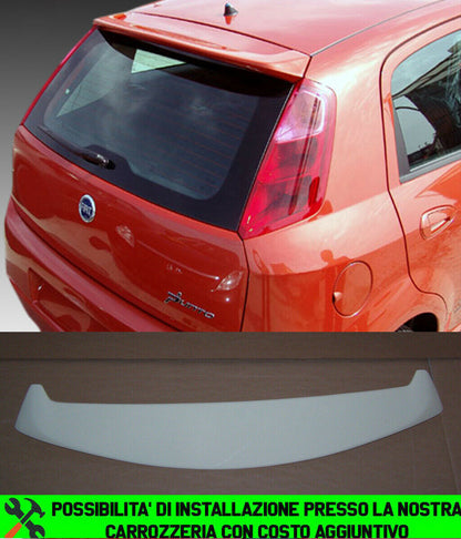 FIAT PUNTO EVO 2008-2012 ROOF SPOILER SPORTS WING IN ABS