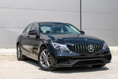 MERCEDES C W205 S205 C205 2014-2019 BUMPER WITH FRONT GRILLE AMG LOOK C63