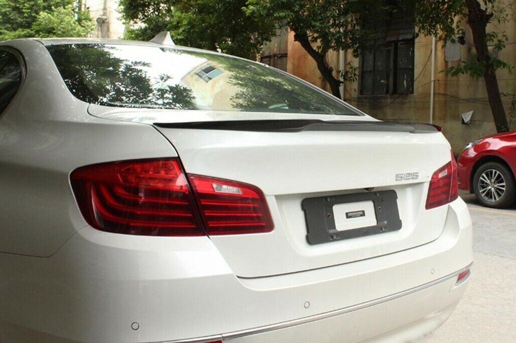 SPOILER POSTERIORE COFANO PER BMW SERIE 5 F10 2010-2017 LOOK M5 ABS NERO LUCIDO